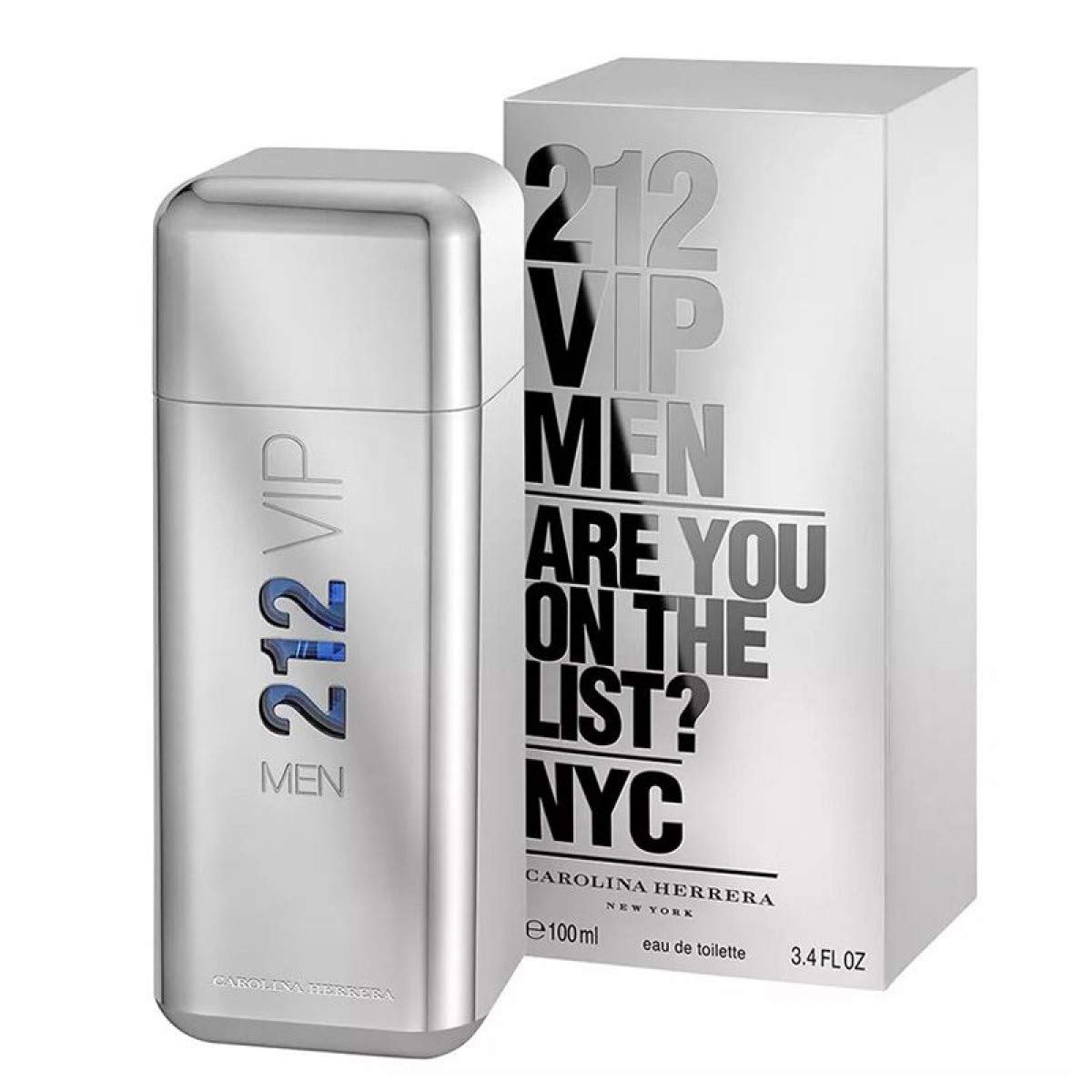 CAROLINA HERRERA 212 VIP NYC FOR MEN ARE YOU ON THE LIST? EDT NATURAL ...